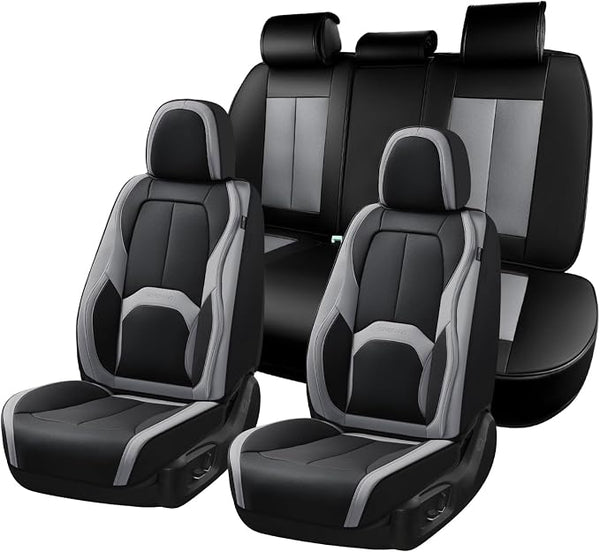 Universal Seat Covers โ Full Set โ Black / Beige