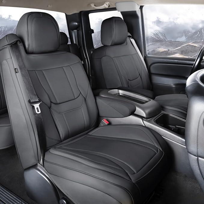 Seat Covers for Chevrolet Silverado — Front Seat — Gray