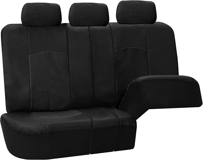 Universal Faux Leather Seat Covers — Black