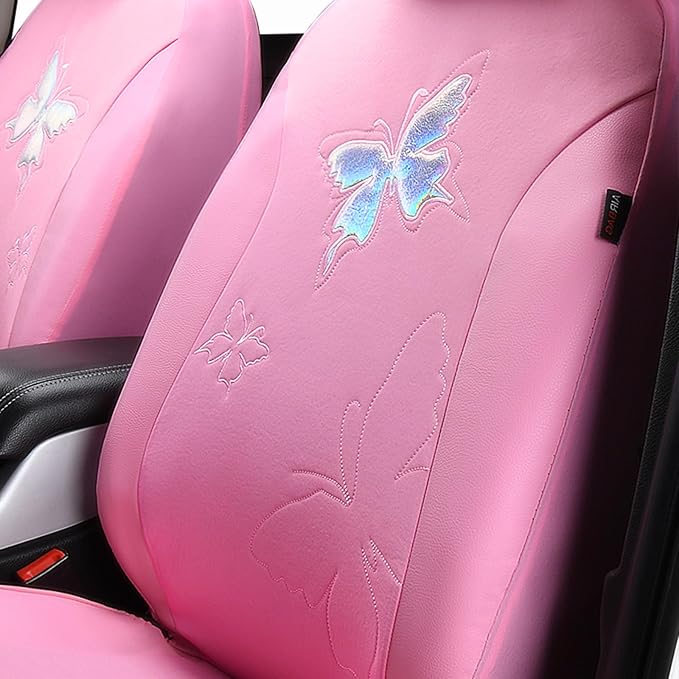Universal Seat Covers — Full Set — Pink