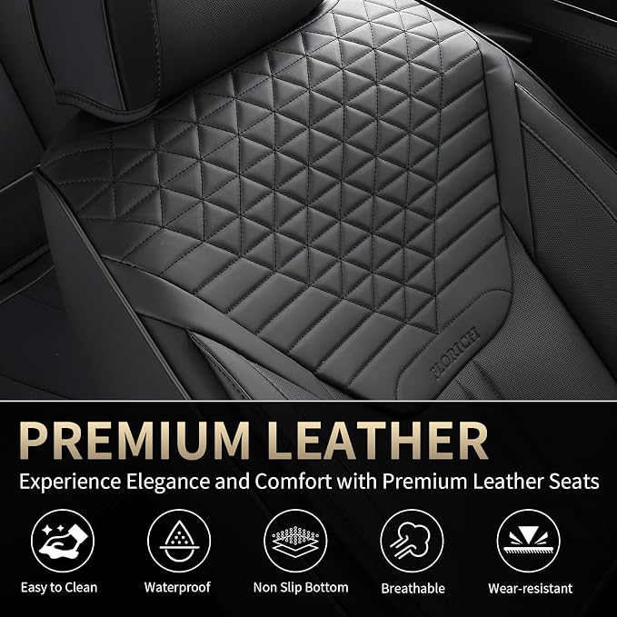 Universal Seat Covers — Front Seat — Black