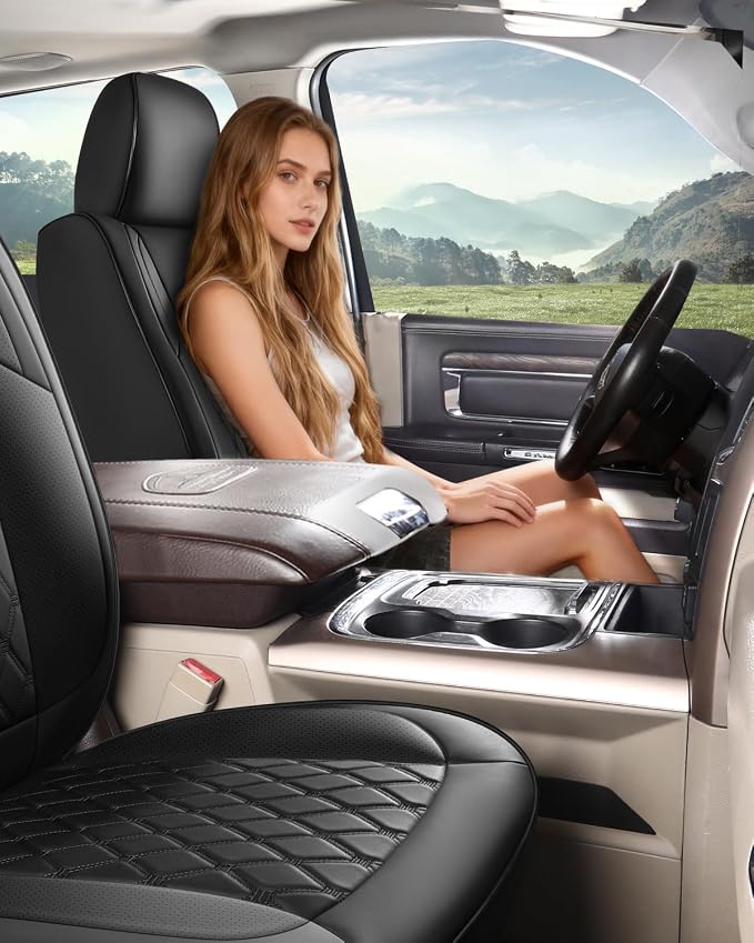 Seat Covers for Multiple Vehicles — Full Set — Black
