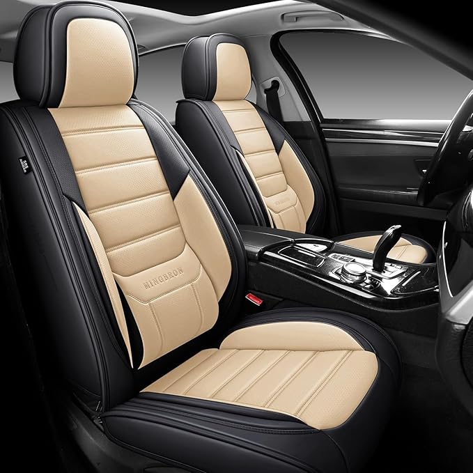 Universal Seat Covers — Front Seat — Beige