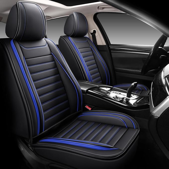 Universal Faux Leather Seat Covers — Full Set