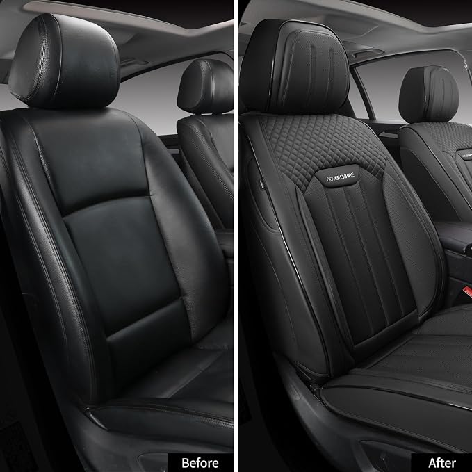 Universal Seat Covers — Front Seat — Black