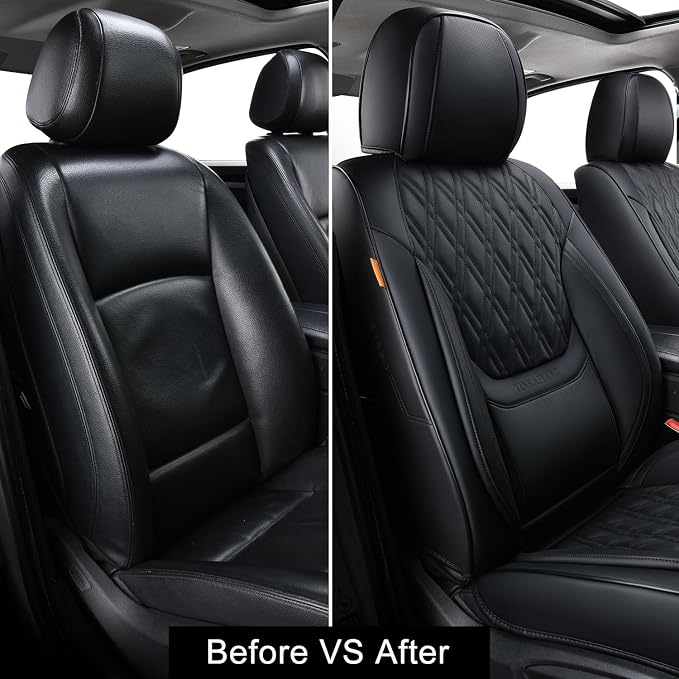 Universal Seat Covers — Full Set — Black
