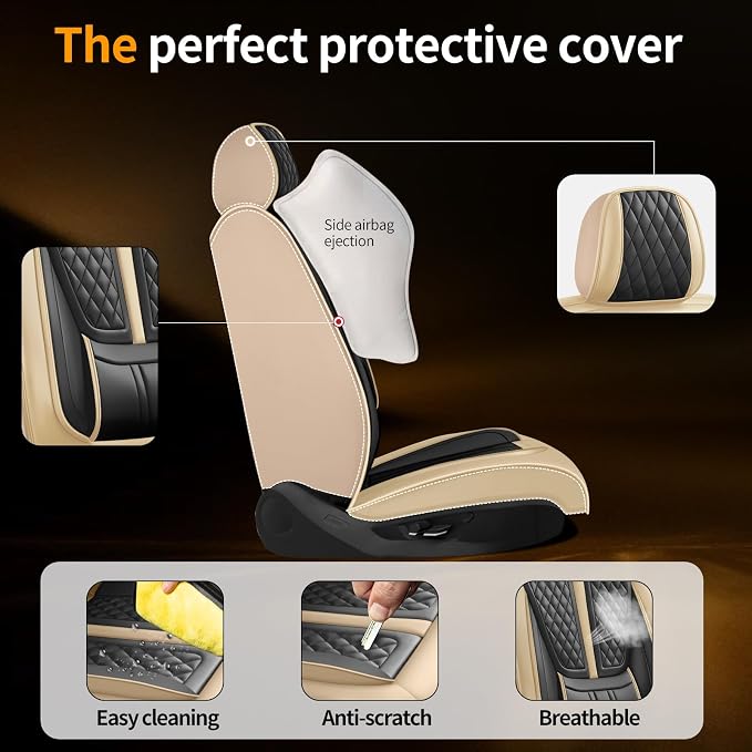 Seat Covers for Honda HR-V — Full Set — Beige