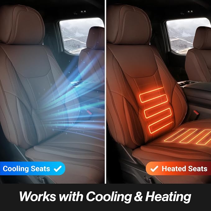 Seat Covers for Ram 1500 — Front Seat — Brown