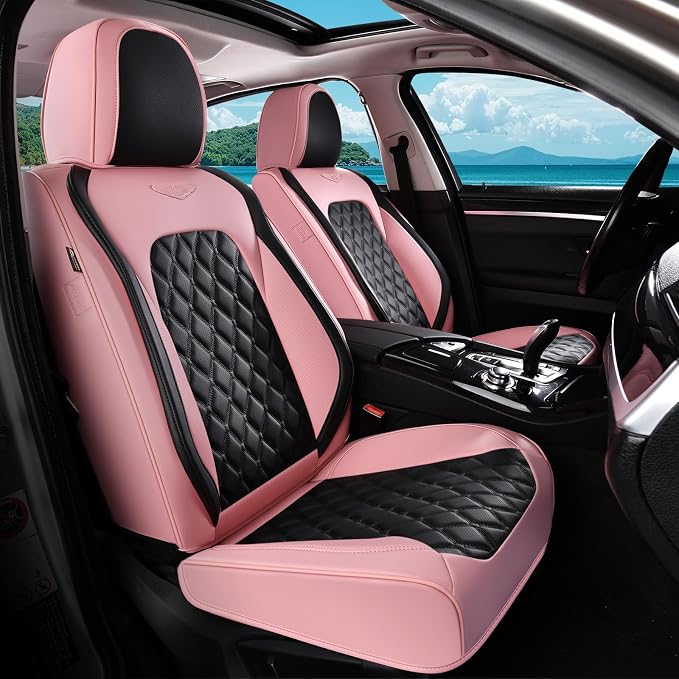 Universal Faux Leather Seat Covers — Full Set