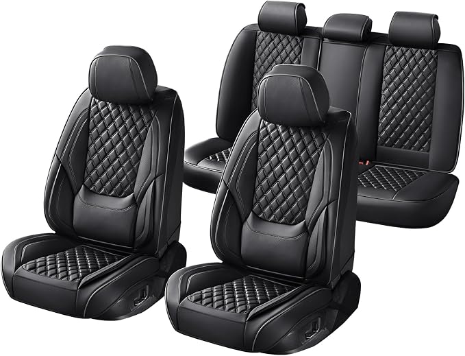 Universal Seat Covers — Full Set — Black