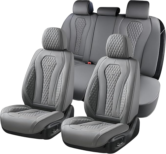 Universal Seat Covers — Full Set — Gray