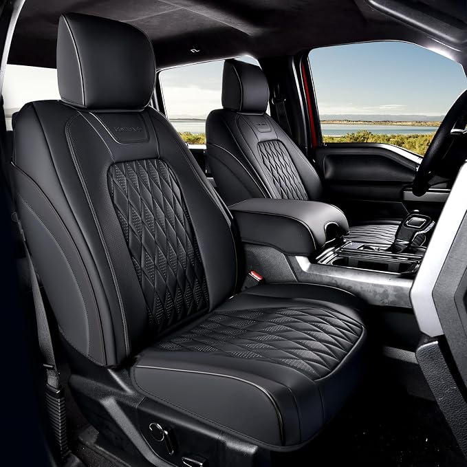 Seat Covers for Multiple Vehicles — Front Seat — Black