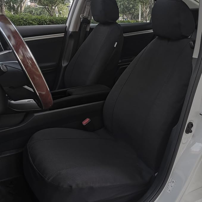 Universal Seat Covers — Front Seat — Black