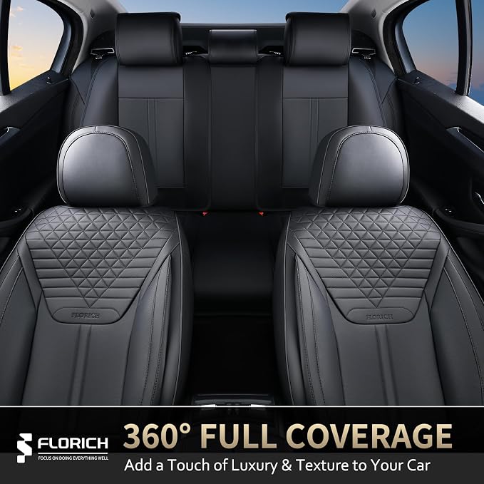 Universal Seat Covers — Front Seat — Black
