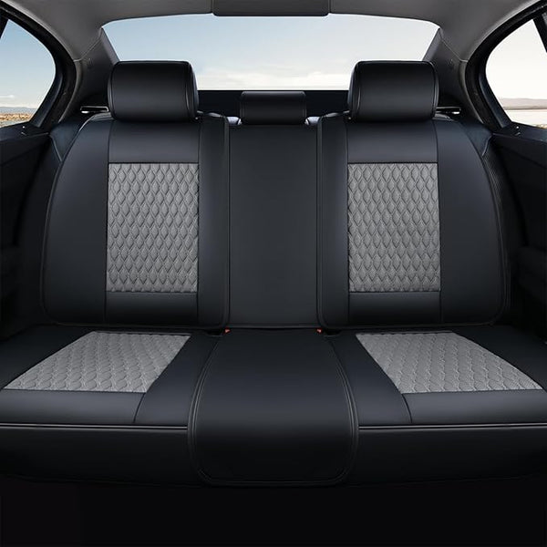 Universal Seat Covers โ Rear Seat โ Black / Gray