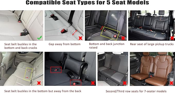 Universal Faux Leather Seat Covers — Front Seat — Gray