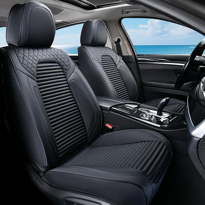 Universal Seat Covers — Front Seat — Black