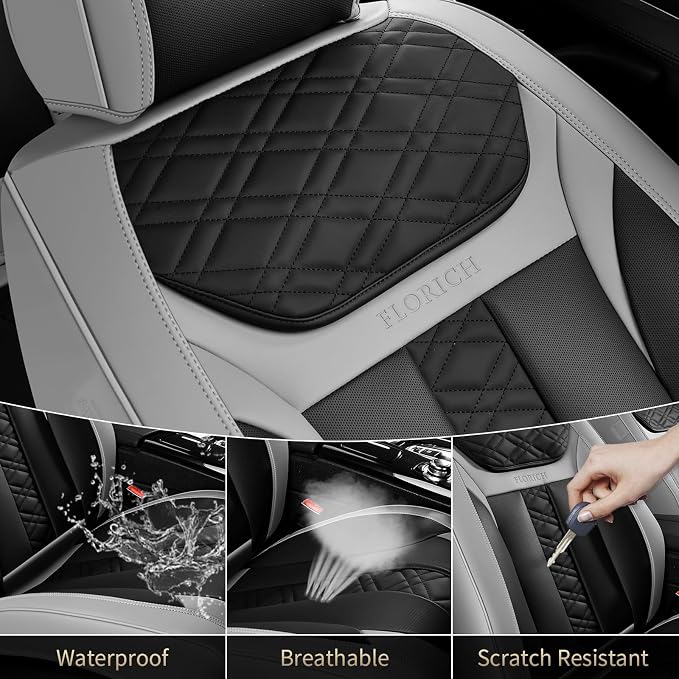 Universal Seat Covers — Full Set — Gray