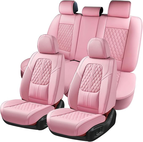 Universal Seat Covers โ Full Set โ Pink