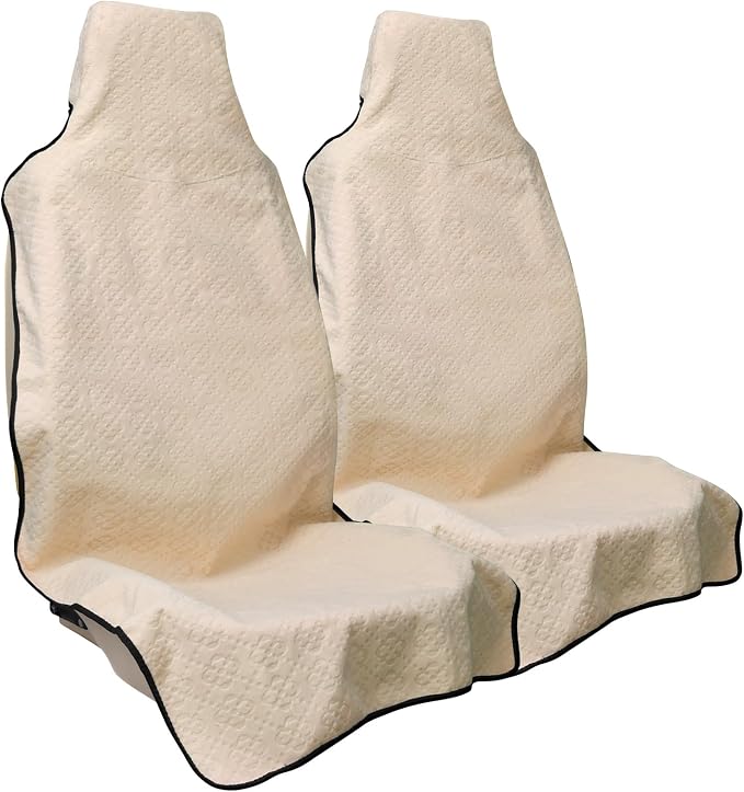 Universal Seat Covers — Front Seat — Beige