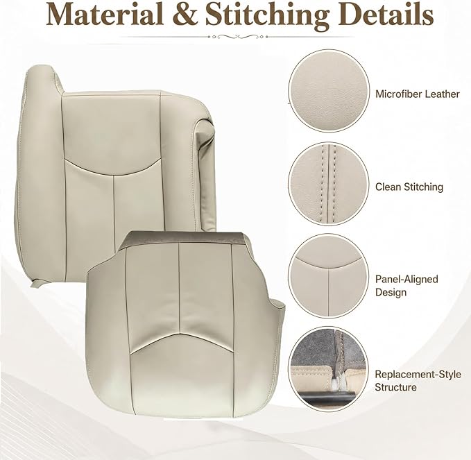 Replacement Seat Upholstery — Tan