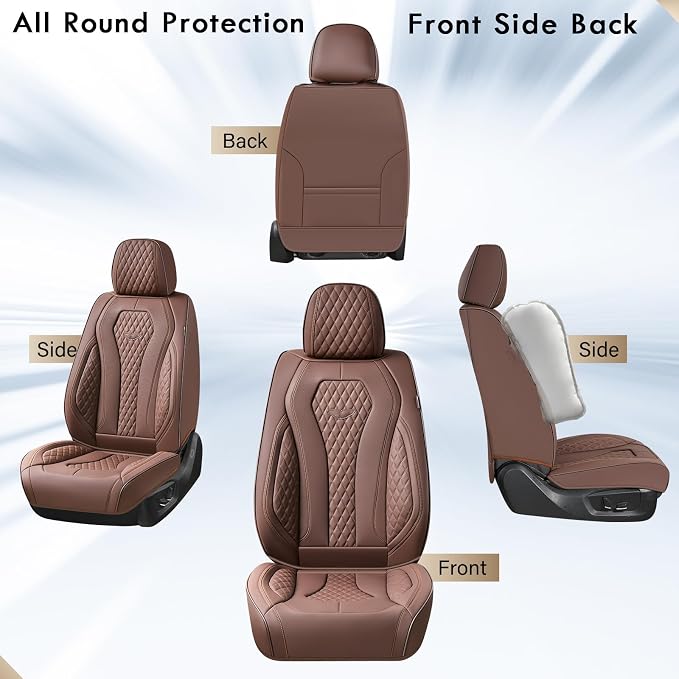 Universal Seat Covers — Front Seat — Coffee