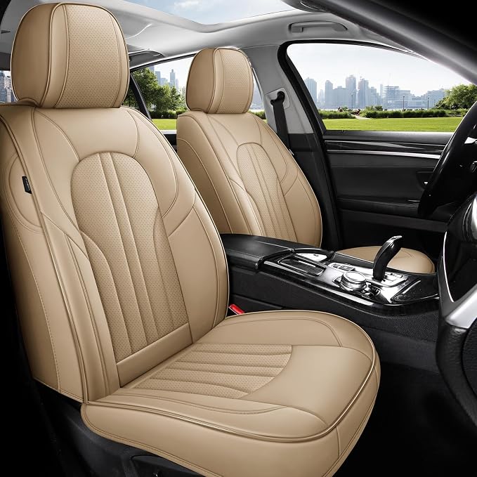 Universal Seat Covers — Full Set — Beige