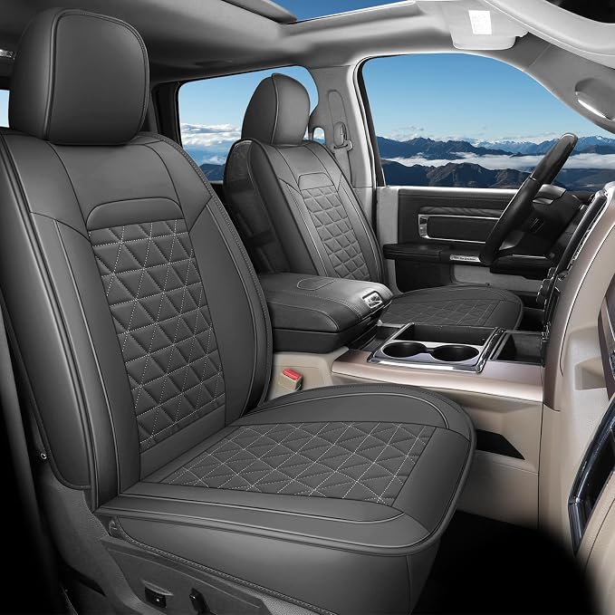 Seat Covers for Multiple Vehicles — Full Set — Gray
