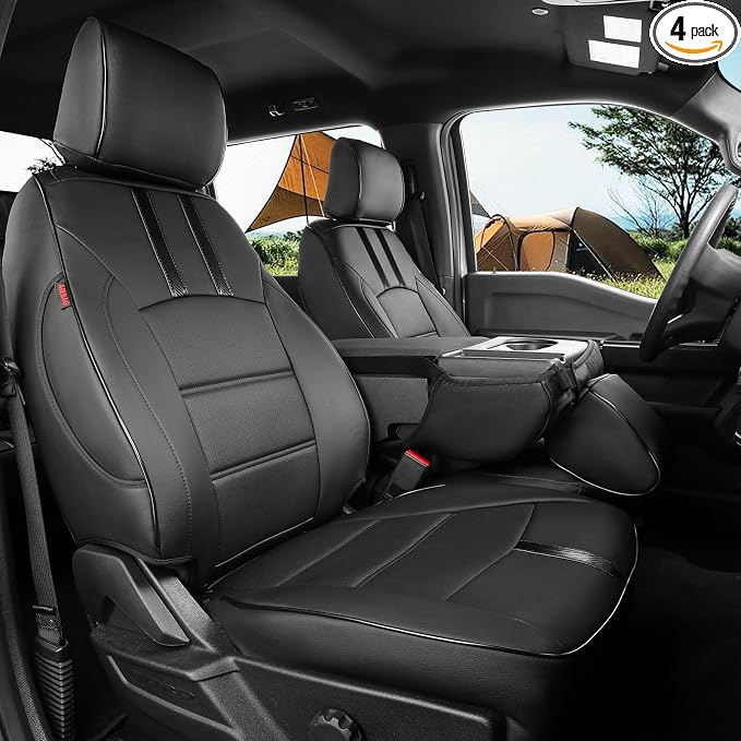 Seat Covers for Multiple Vehicles — Full Set — Black