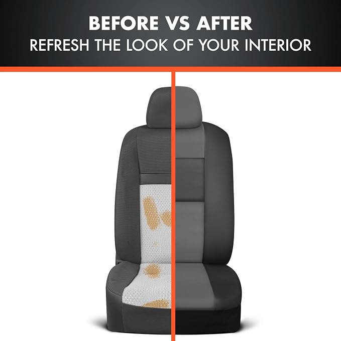Faux Leather Car Seat Covers — Full Set