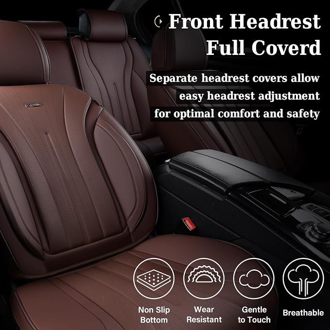 Universal Seat Covers — Front Seat — Coffee