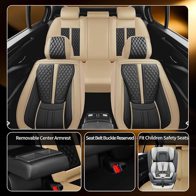 Seat Covers for Nissan Ariya — Full Set — Beige