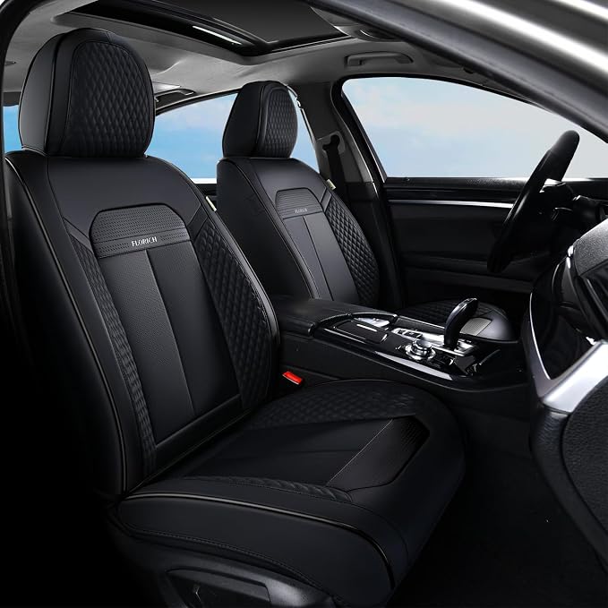 Car Seat Covers — Front Seat — Black