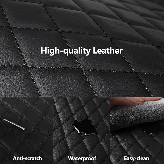 Universal Faux Leather Seat Covers — Full Set