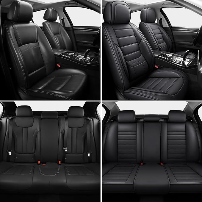 Universal Seat Covers — Front Seat — Black