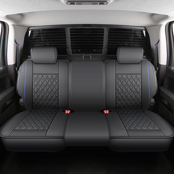 Seat Covers for Chevrolet Silverado / GMC Sierra — Full Set — Black / Blue