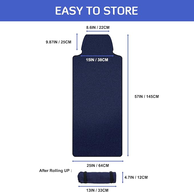 Universal Seat Covers — Front Seat — Navy / Blue