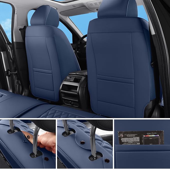 Universal Seat Covers — Full Set — Blue