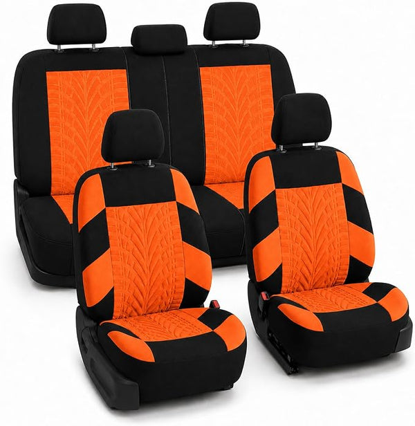 Universal Seat Covers โ Full Set โ Orange