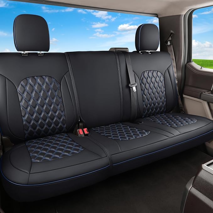 Seat Covers for Multiple Vehicles — Black / Blue