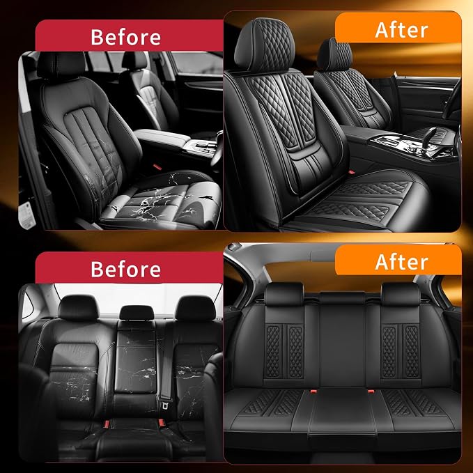 Seat Covers for Honda HR-V — Full Set — Black