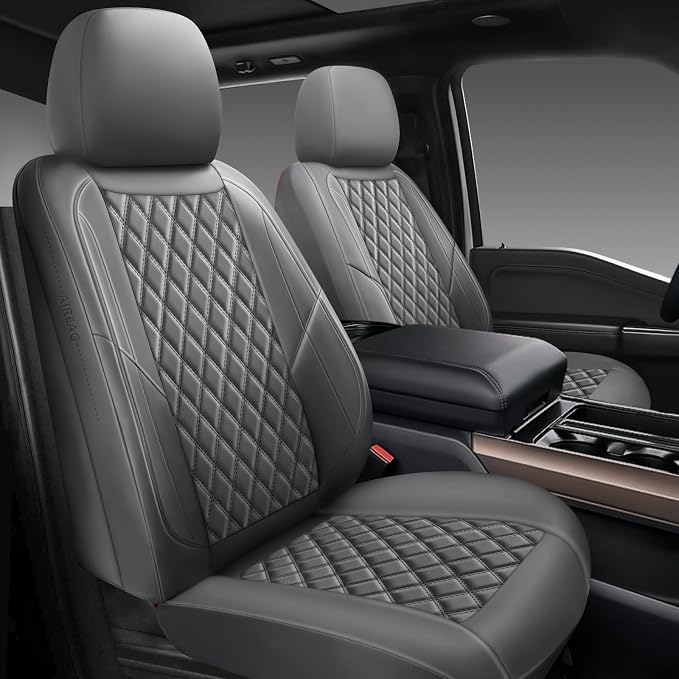 Universal Seat Covers — Full Set — Gray