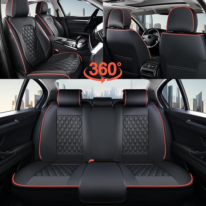 Faux Leather Car Seat Covers — Rear Seat