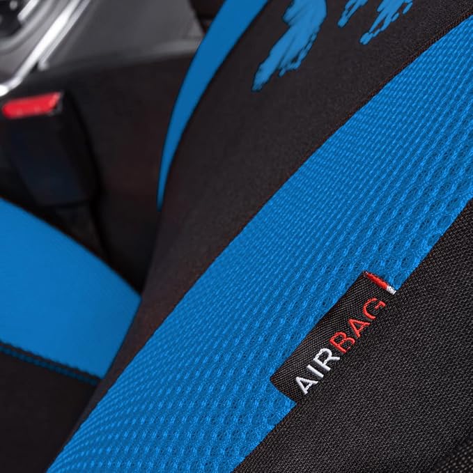 Universal Seat Covers — Full Set — Blue