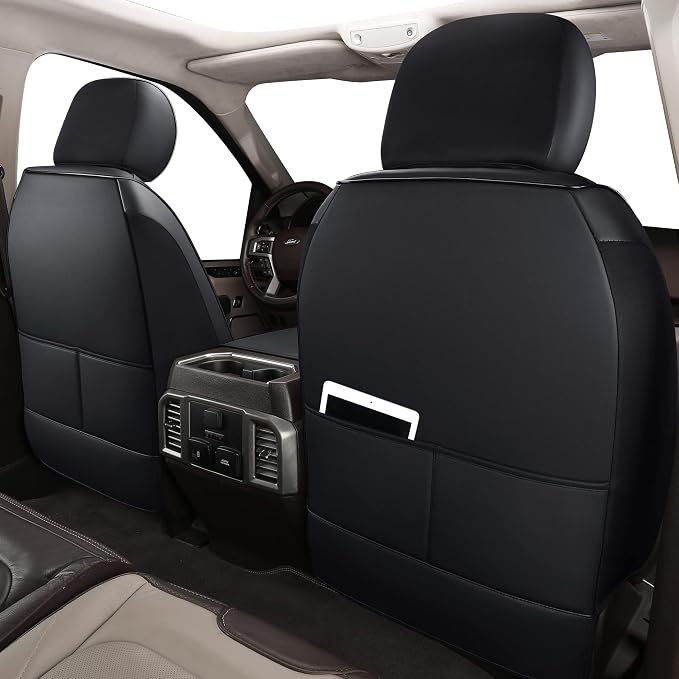 Seat Covers for Multiple Vehicles — Full Set — Black / Blue