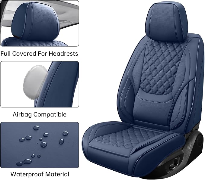 Universal Seat Covers — Full Set — Blue