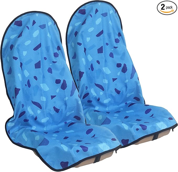 Car Seat Covers — Front Seat — Blue