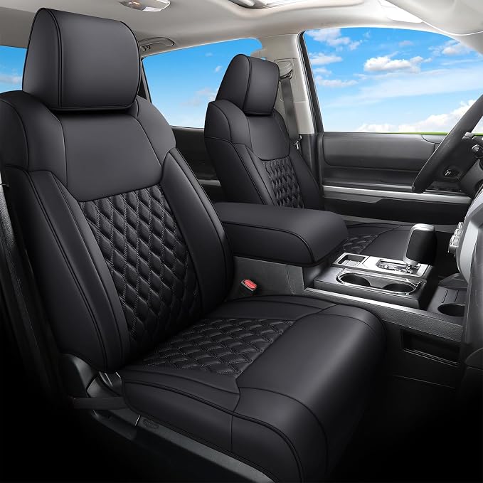 Seat Covers for Toyota Tacoma — Full Set — Black
