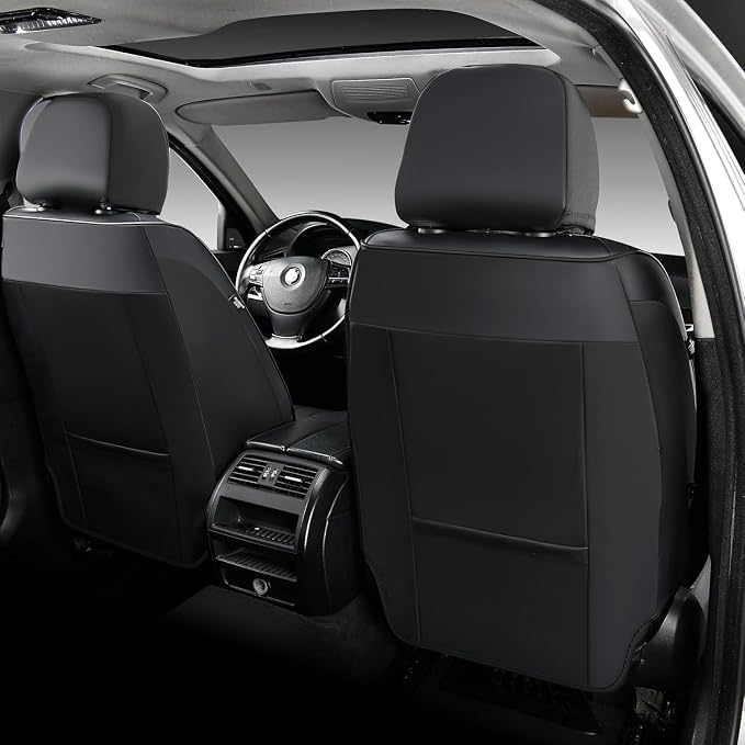 Universal Seat Covers — Front Seat — Black