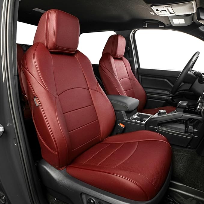 Faux Leather Seat Covers for Toyota 4Runner — Full Set — Burgundy